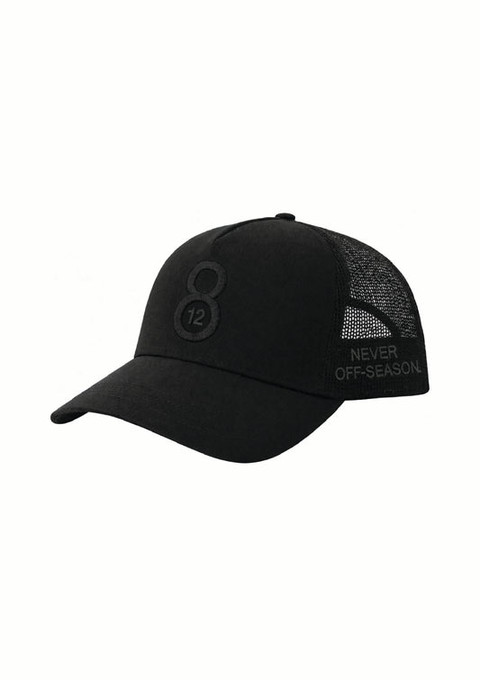 12.8 LOGO CAP BLACK/BLACK