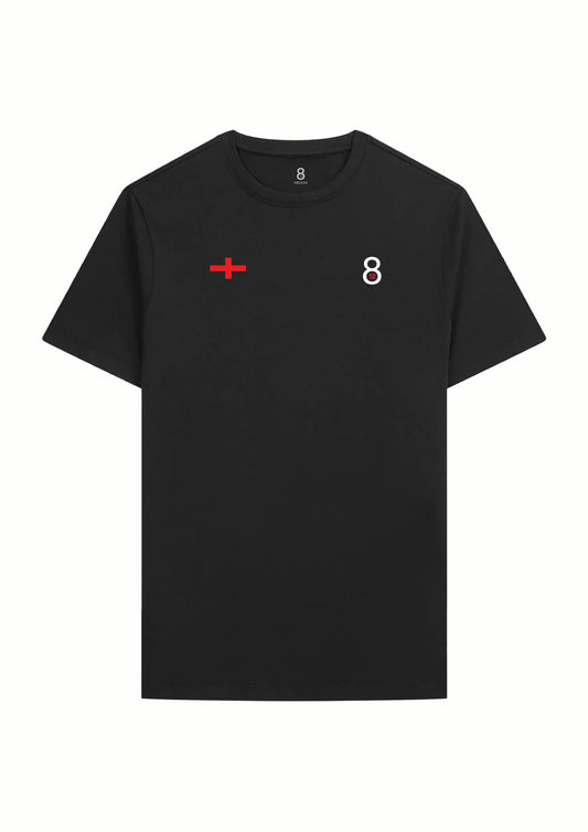 NEVER OFF-SEASON. ENG TEE BLACK