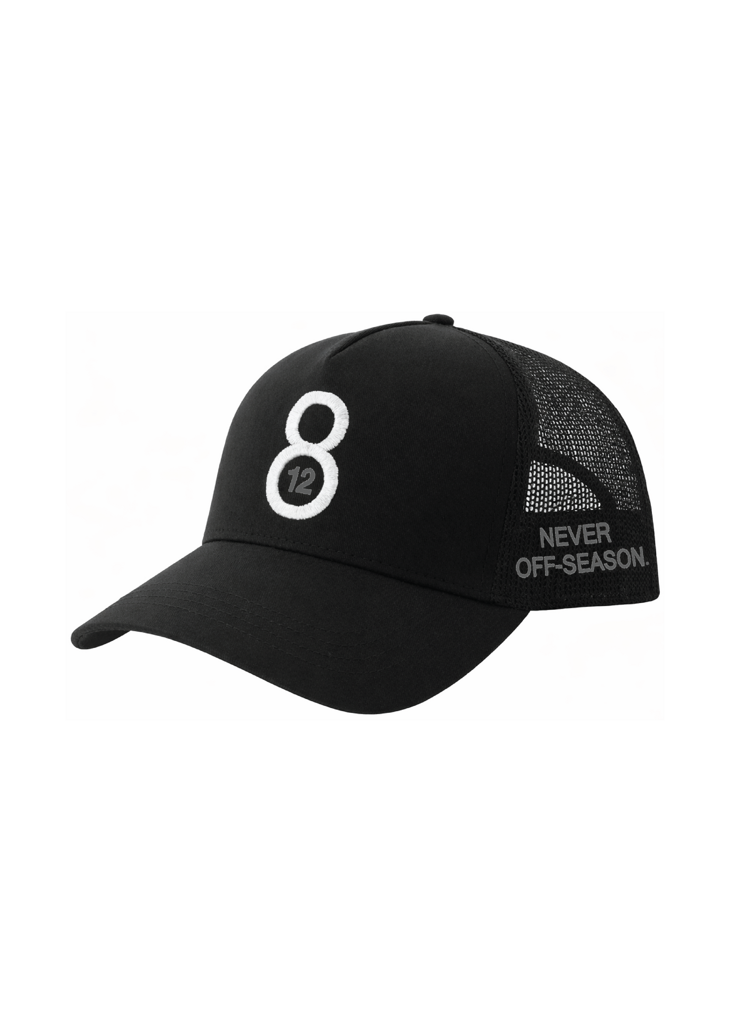 12.8 LOGO CAP BLACK