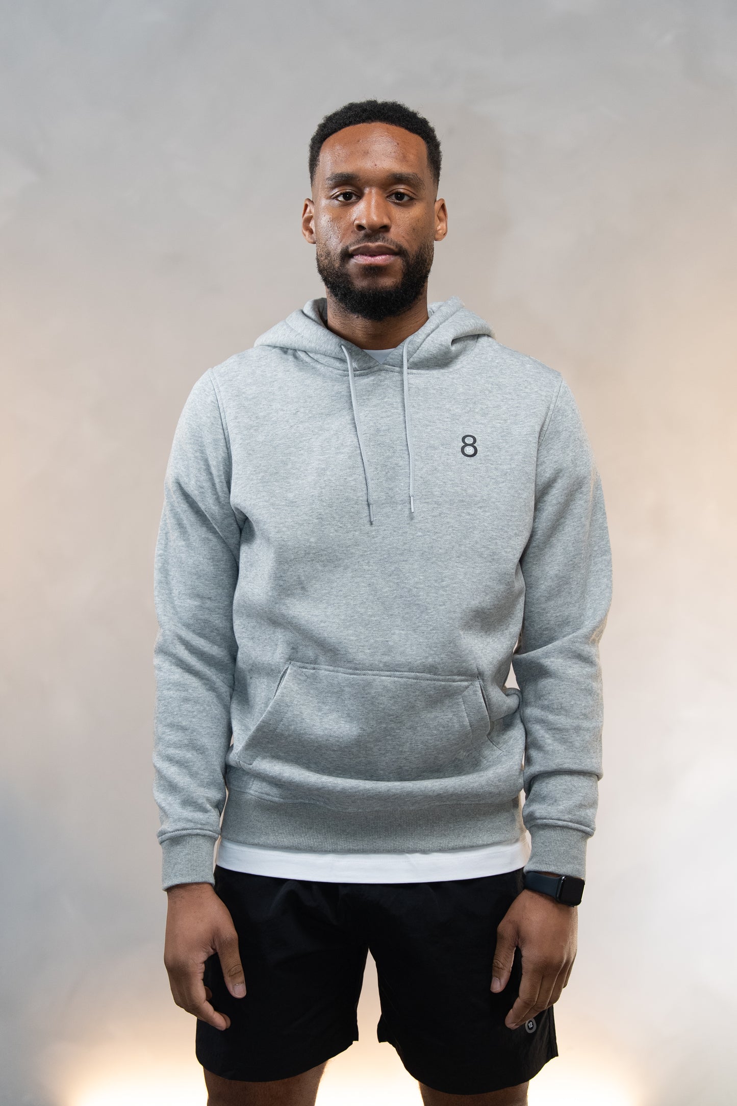 NEVER OFF-SEASON. HOODIE GREY