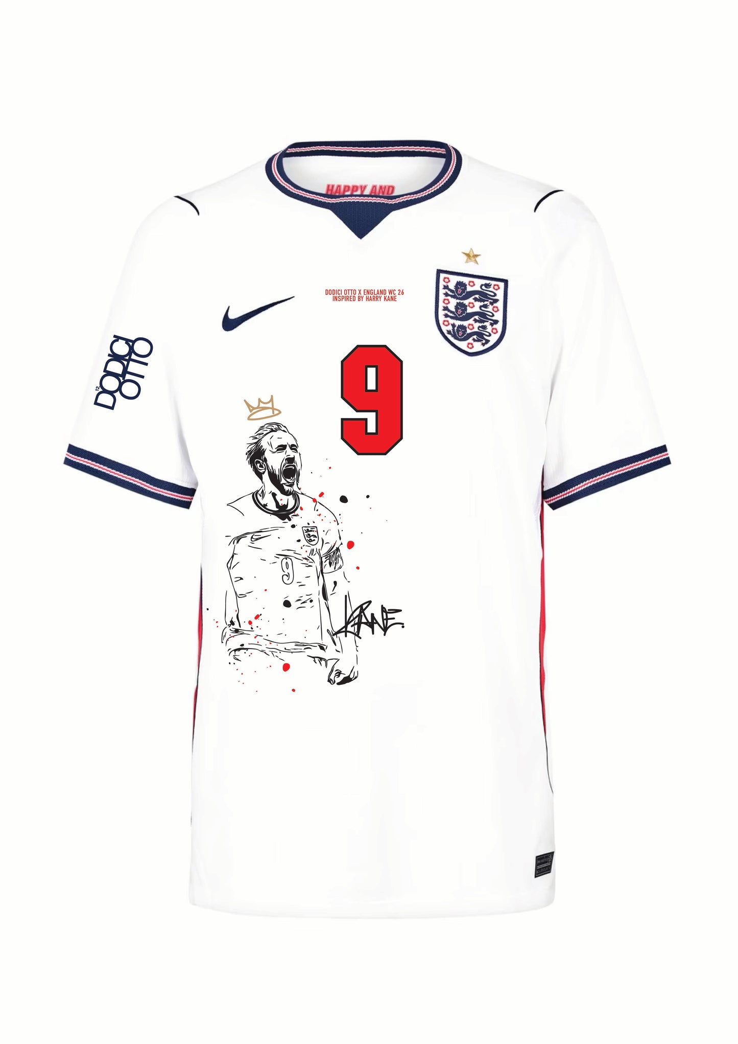 DODICI OTTO X ENGLAND HK JERSEY