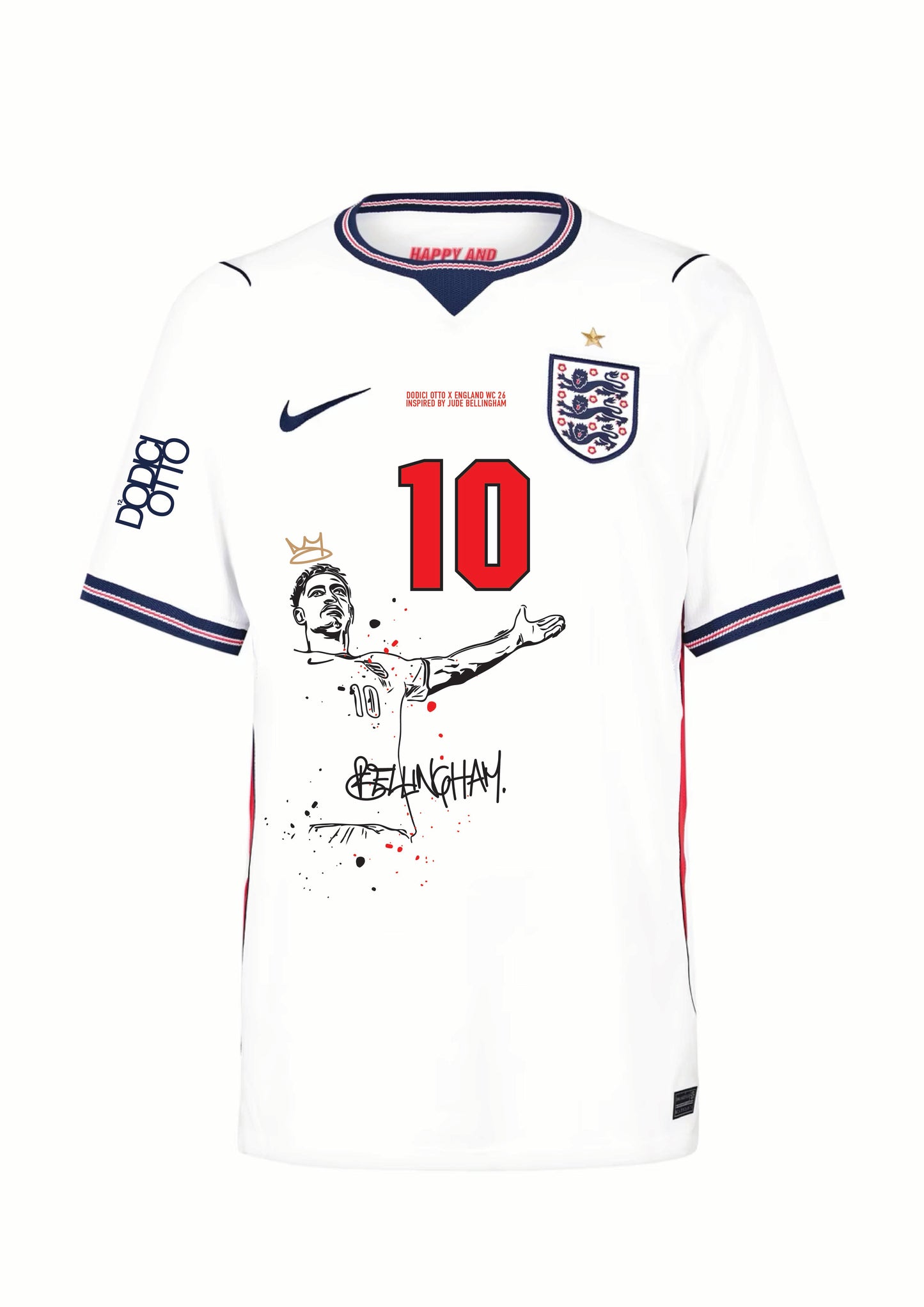 DODICI OTTO X ENGLAND JB10 JERSEY